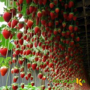Клубника ампельная Анастасия купить по цене от 370р. в интернет-магазине «Посадика» с доставкой почтой в в Саранске и по всей России – [изображение №1].